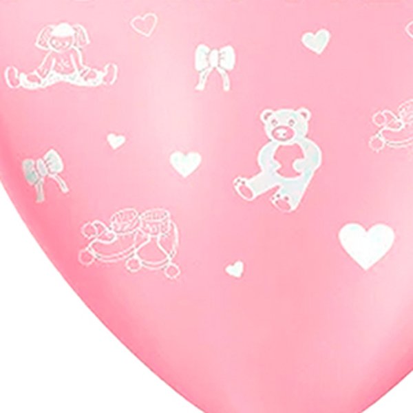 Balão Látex Rosa É Uma Menina