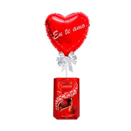 Imagem de Balão Eu Te Amo e Chocolate Lindt