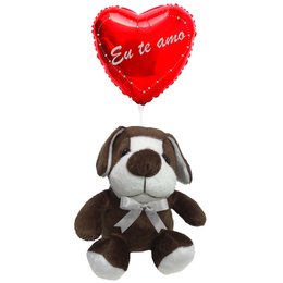 Imagem de Balão Eu Te Amo e Cachorro Bob