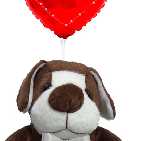 Balão Eu Te Amo e Cachorro Bob