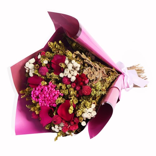 Buquê Mix de Flores Secas Pink | Giuliana Flores Buquê Mix de Flores Secas Pink | Giuliana Flores