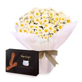 Mini Vaso de Margaridinhas e Língua de Gato Kopenhagen