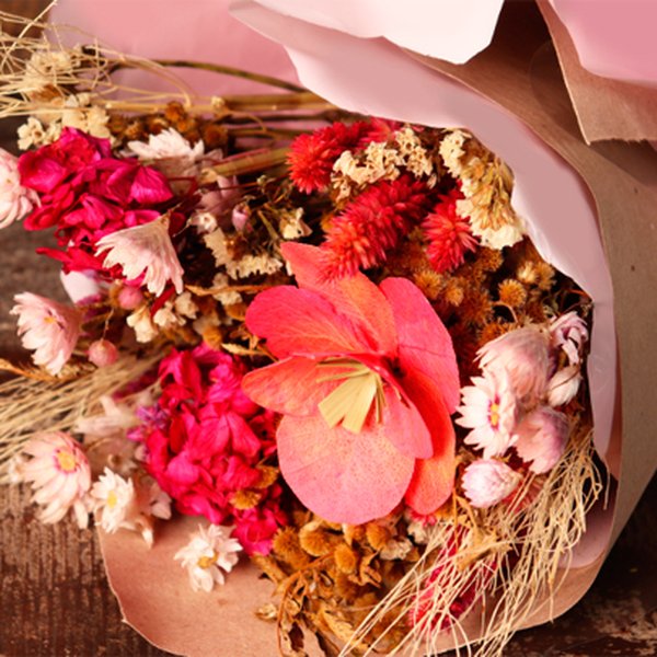 Buquê Poesia de Flores Secas Pink