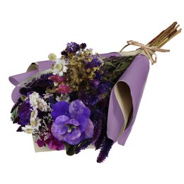 Imagem de Buquê Poesia de Flores Secas Roxas