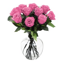 Imagem de Arranjo de Rosas Encantadas Cor de Rosa