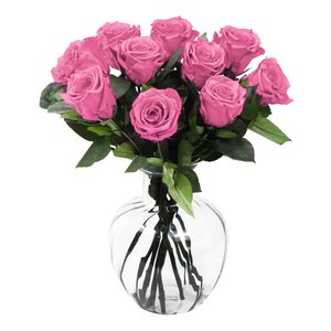 Imagem de Arranjo de Rosas Encantadas Cor de Rosa