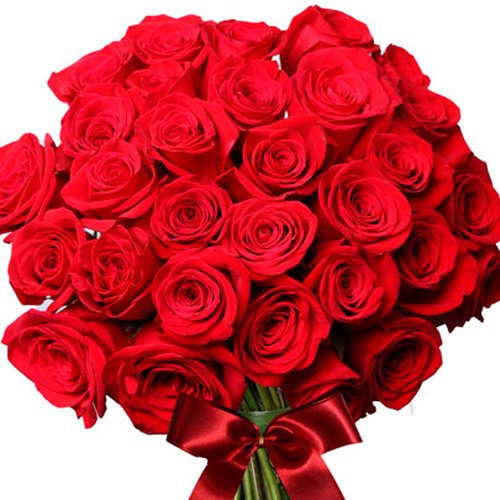 Buquê de 30 Rosas Colombianas Vermelhas