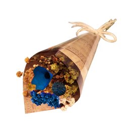 Imagem de Buquê Partitura de Flores Secas Azul