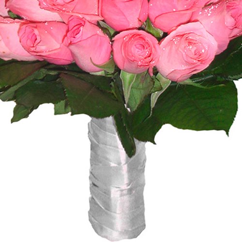 Buquê de Noiva com 25 Rosas Cor de Rosa | Giuliana Flores
