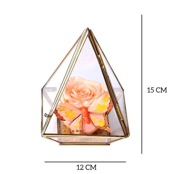Pirâmide da Rosa Encantada Champanhe