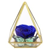 Pirâmide de Rosa Encantada Azul