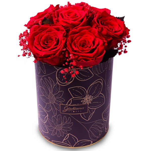 Esplendor de Rosa Encantada Vermelha