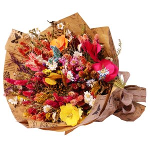 Imagem de Mega Buquê de Flores Secas Coloridas