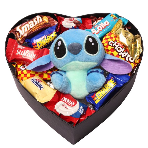 CORAÇÃO DE BOMBOM E STITCH 2