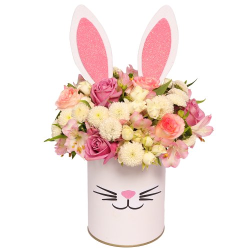 Bunny Flowers Rosa