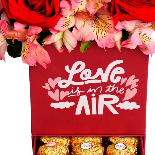 Box Love Is In The Air e Ferrero Rocher