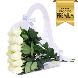 Imagem de Crystal Bag de Rosas Brancas