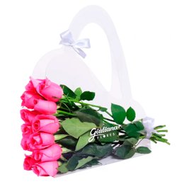 Imagem de Crystal Bag de Rosas Pink