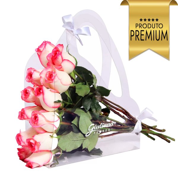 Crystal Bag de Rosas Cor de Rosa