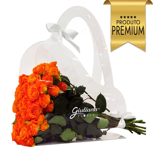 Crystal Bag de Mini Spray Laranja