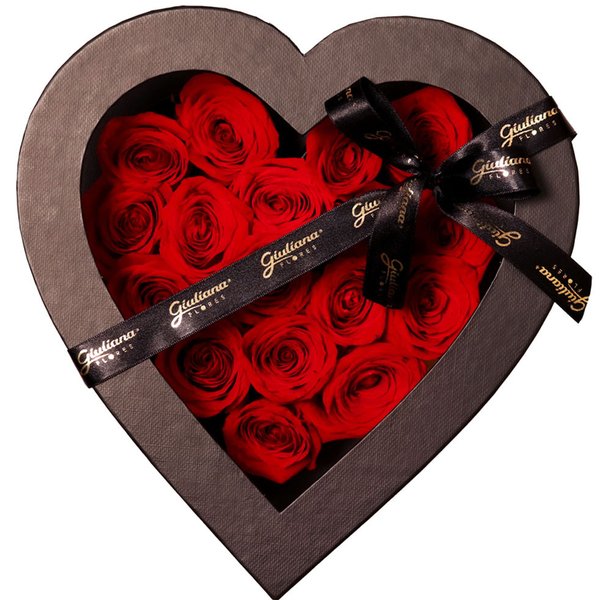 Coração de Rosas Colombianas Glam