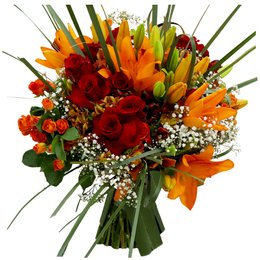 Imagem de Mega Buquê Supremo Laranja
