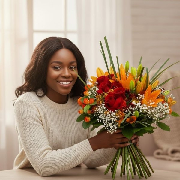 Mega Buquê Supremo Laranja