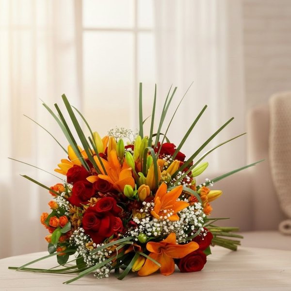 Mega Buquê Supremo Laranja