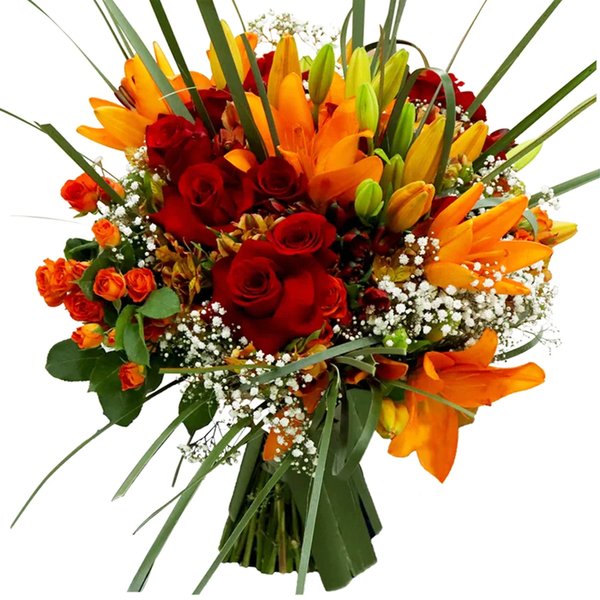 Mega Buquê Supremo Laranja