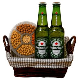 Imagem de Cesta com Heineken e Guloseimas Nobre