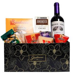 Imagem de Cesta de Queijo e Vinho - Kallas