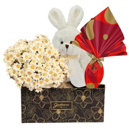 Imagem de Box de Páscoa com Ovo de Chocolate