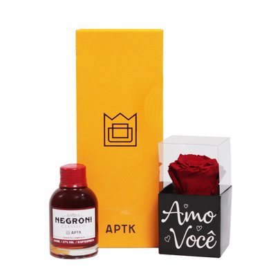 Kit Rosa Encantada Vermelha e Drinks Negroni