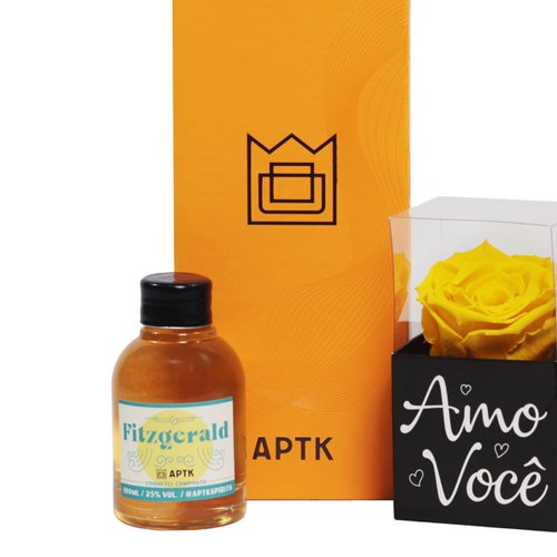 Kit  Rosa Encantada Amarela e Drinks Fitzgerald