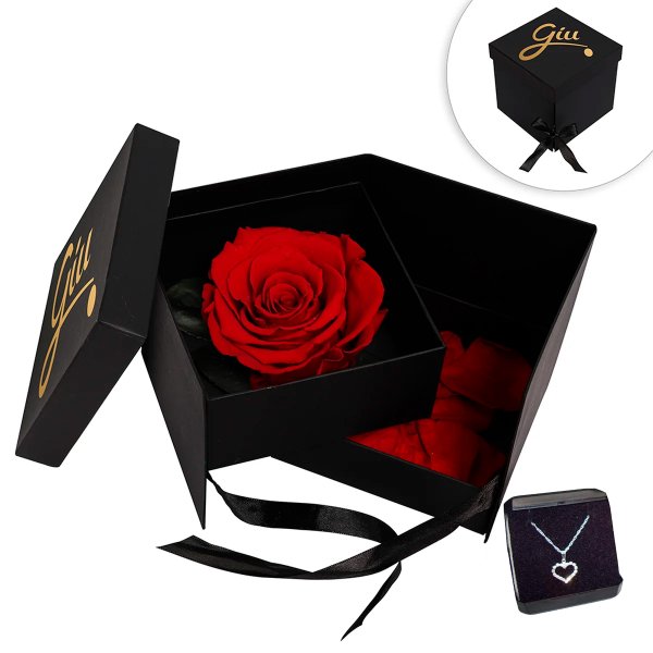 Box Encantado com Colar Strass Amor