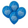 Buquê de Balões Happy Birthday Azul
