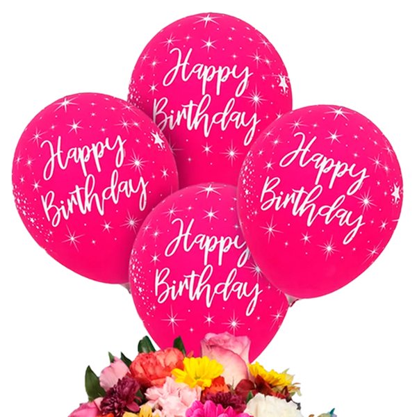 Delicado Kit Aniversário com Balões Marsala