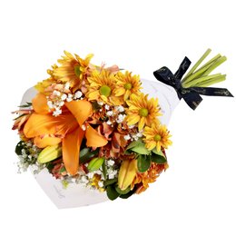 Imagem de Buquê Primavera das Flores Laranjas