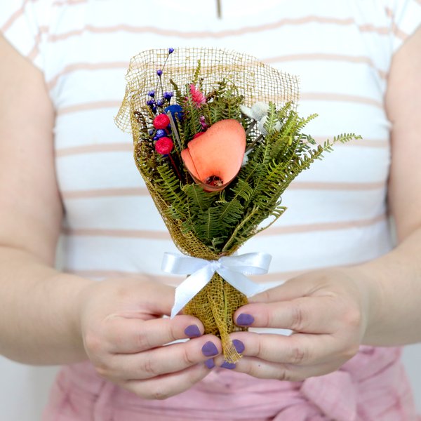 Mini Buquet de Flores Secas
