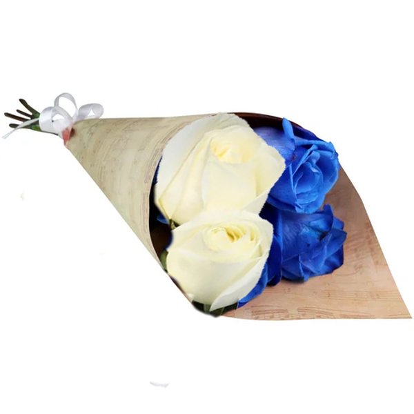 Buquê Partitura Azul e Branco Eventos