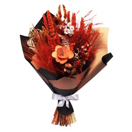 Imagem de Buquê Campo de Flores Secas Laranja