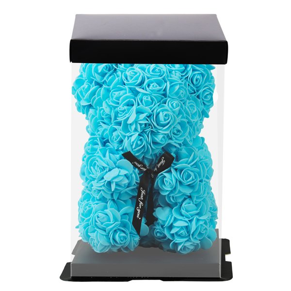 Urso Teddy Flowers Azul
