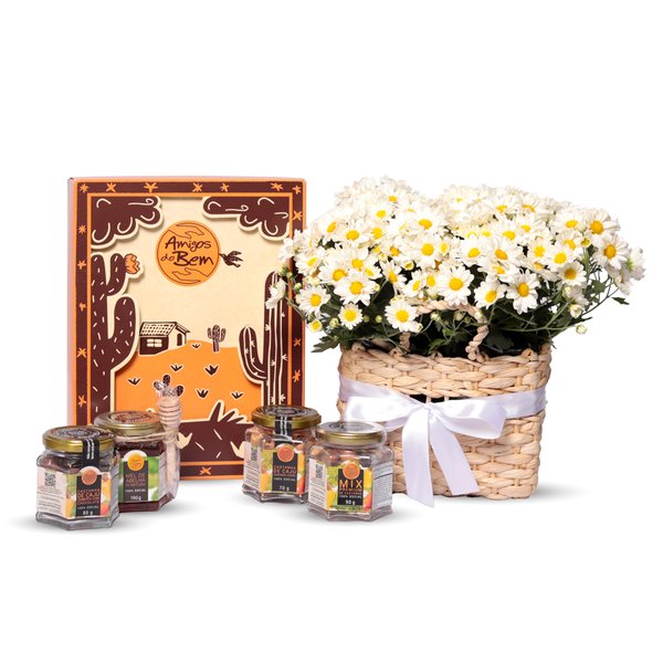 Kit Amigos do Bem e Mini Margaridinhas Plantadas