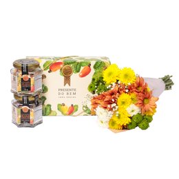 Imagem de Kit Amigos do Bem e Mini Buque Mix Colorido