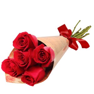 Imagem de Buquê Partitura de Rosas Nacionais Vermelho