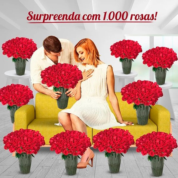 1000 Rosas Vermelhas