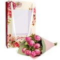 Buquê Maravilha Rosa na Bag Floral