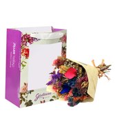 Buquê Criativo de Flores Secas na Bag Floral