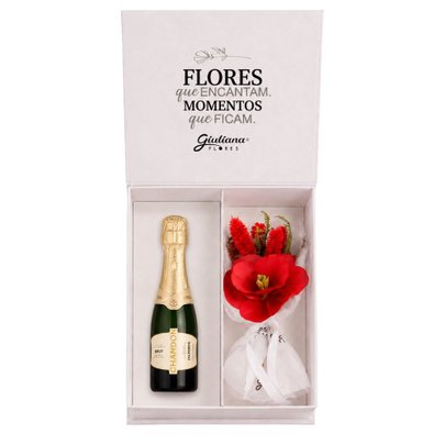 Chandon Baby e Flores Secas no Box Explendor