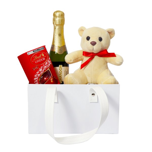 Box Sacola com Lindt e Chandon